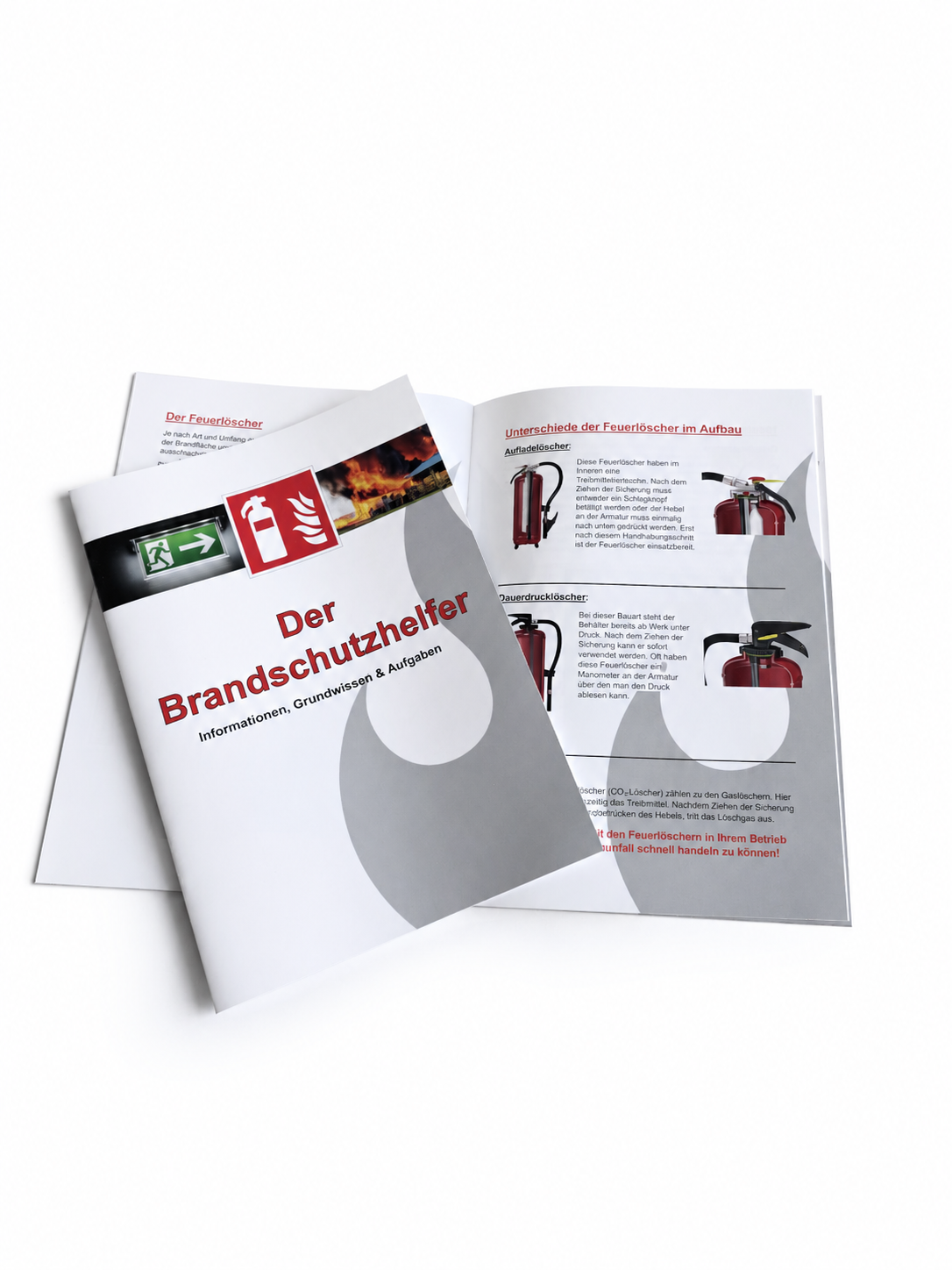 Probeexemplar - Broschüre Brandschutzhelfer